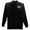 Long Sleeve Silk Touch Polo with Pocket Thumbnail