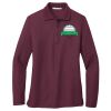 Ladies Silk Touch Long Sleeve Polo Thumbnail