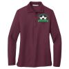Ladies Silk Touch Long Sleeve Polo Thumbnail